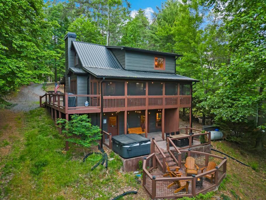 Lakeside Retreat Hot Tub Fishing Hiking Ellijay Exteriör bild